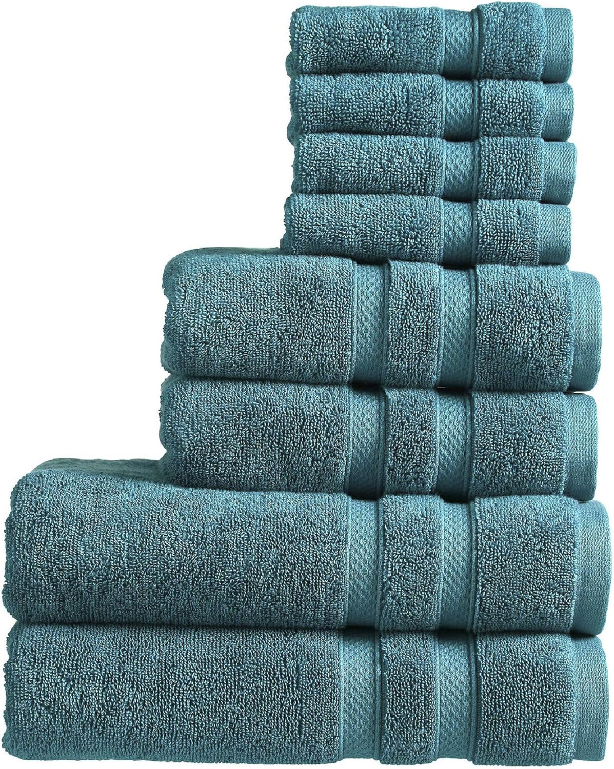 Christy Chroma Bath Towel Set | Set of 6 | 2 Bath 2 Hand 2 Face | Highly Absorbent Heavyweight 675GSM | Bold and Bright | Soft Smooth Shower Towels | 100% Cotton | Sustainably Made | Ash Grey