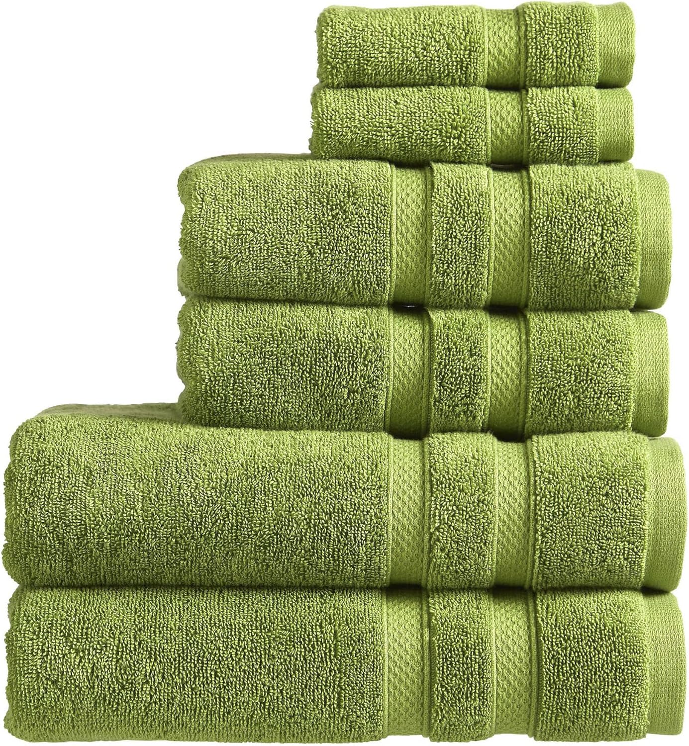 Christy Chroma Bath Towel Set | Set of 6 | 2 Bath 2 Hand 2 Face | Highly Absorbent Heavyweight 675GSM | Bold and Bright | Soft Smooth Shower Towels | 100% Cotton | Sustainably Made | Ash Grey