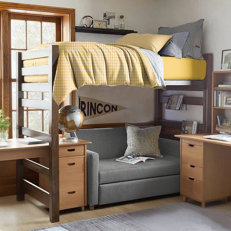 Soft Cotton Duvet Cover Dorm Bedding Set