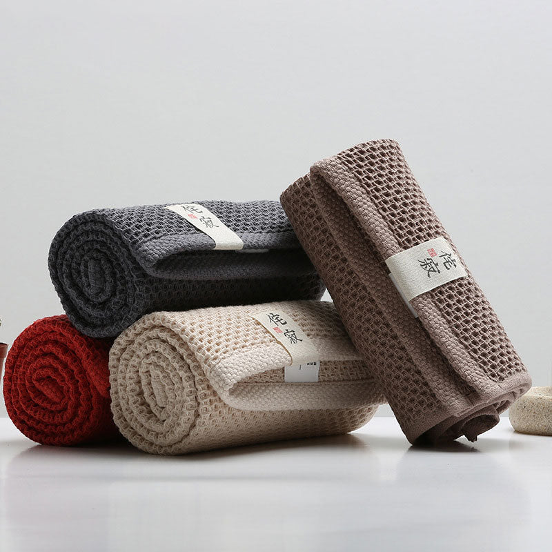 Sakura Cotton Waffle Weave Kitchen Towels