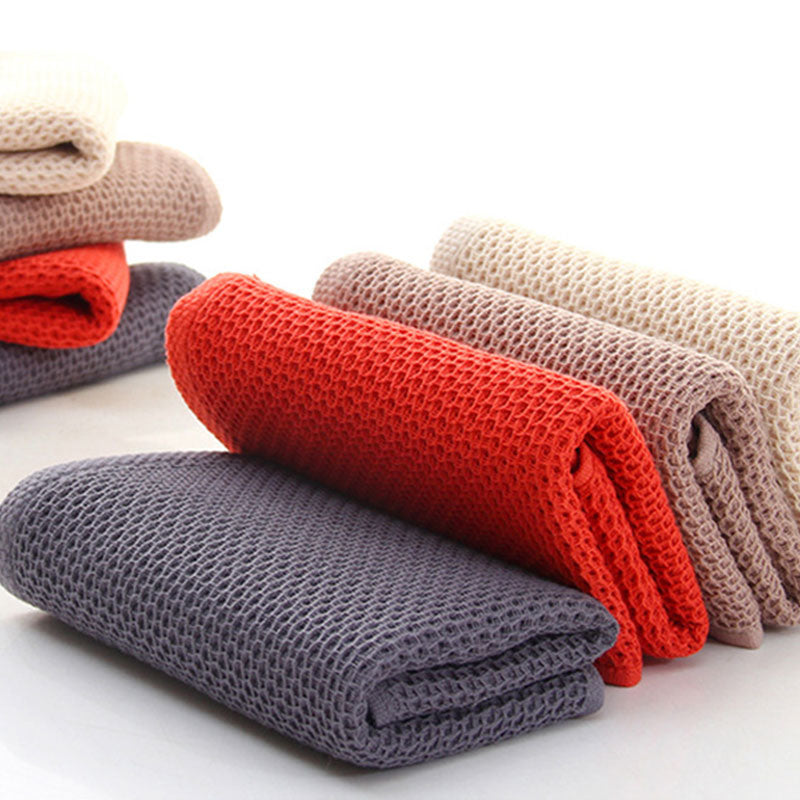 Sakura Cotton Waffle Weave Kitchen Towels
