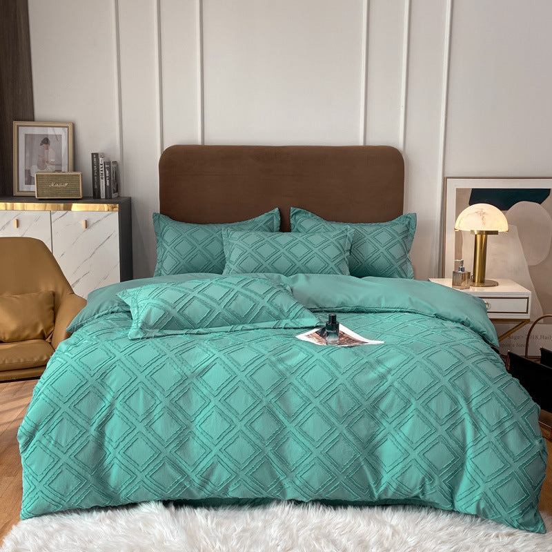 Vintage Tufted Bedding Set - 4PCS