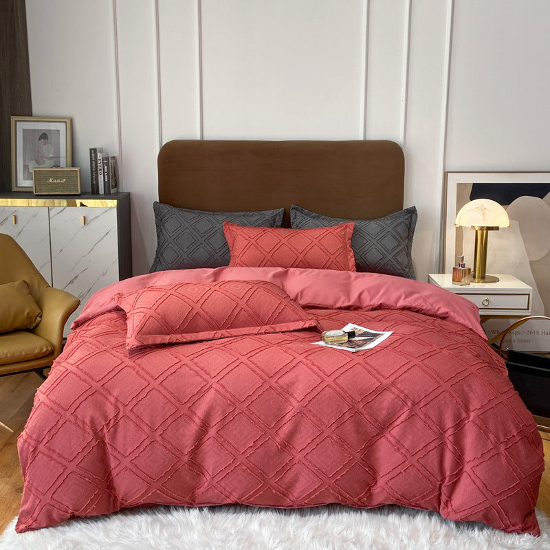 Vintage Tufted Bedding Set - 4PCS