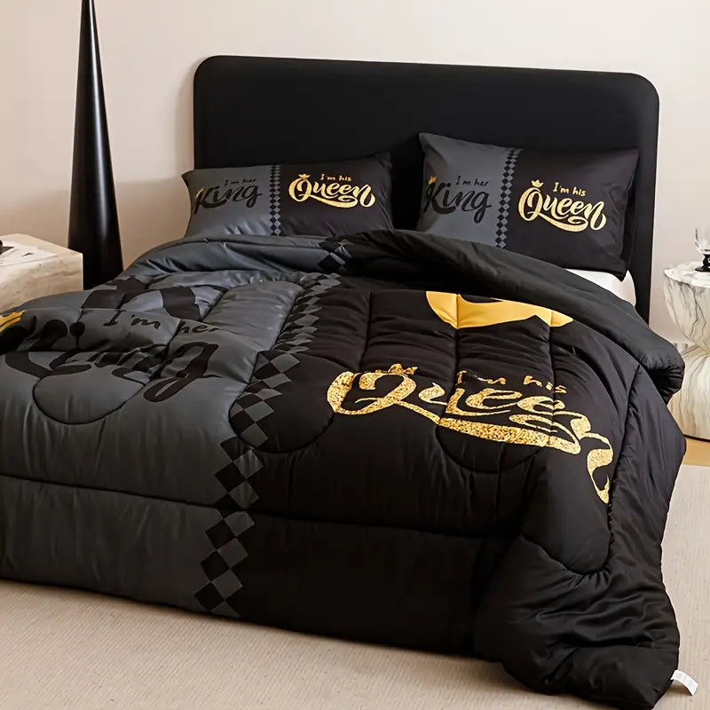 King & Queen Duvet Cover Bedding Set
