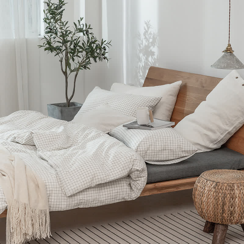 Dorm Room Bedding Set - Cotton Duvet Cover
