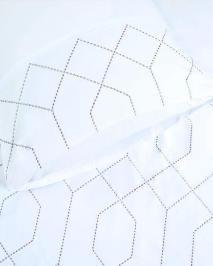 Geo Embroidered Duvet Set