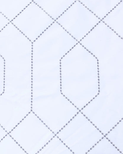 Geo Embroidered Duvet Set