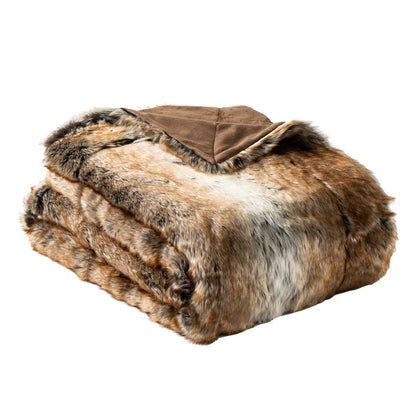 Luxury Faux Fur Throw Blanket