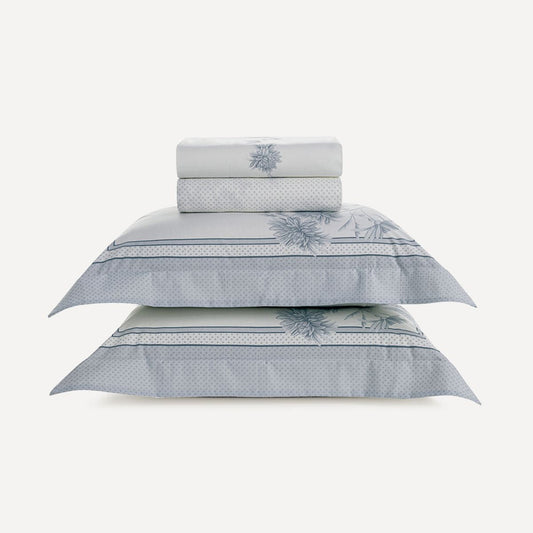 Mavie Double Bed Sheet Set – 200 Thread Count – 100% Combed Cotton