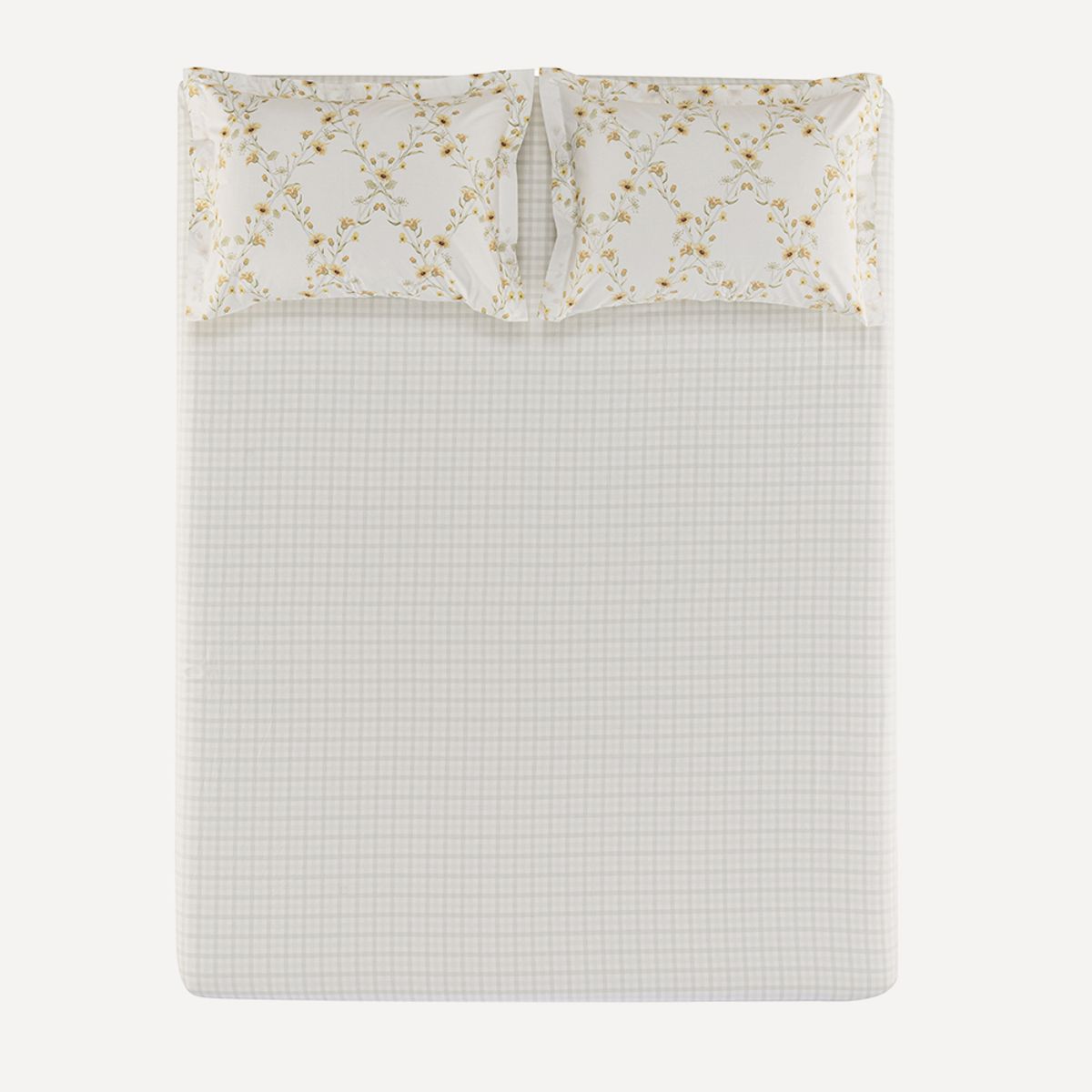 Florata Fitted Sheet and Pillowcases – 200 Thread Count