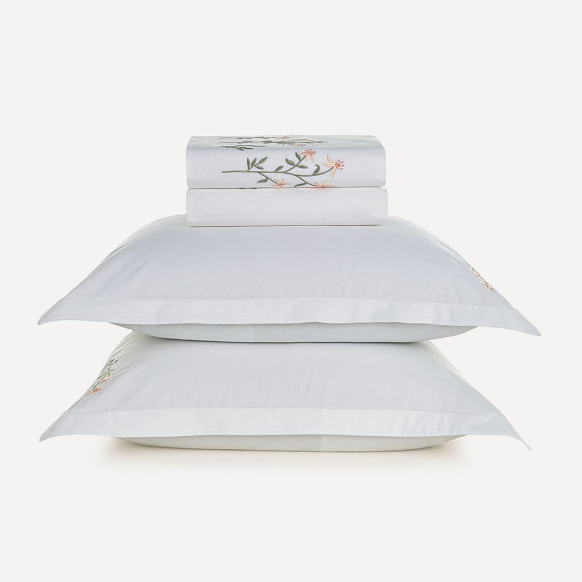 Briana Queen Bed Sheet Set – 200 Thread Count – 100% Cotton – Embroidered
