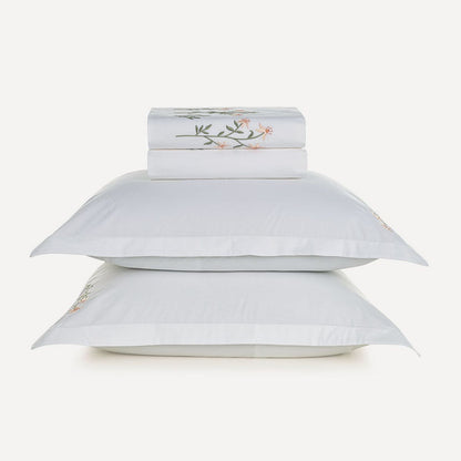 Briana Queen Bed Sheet Set – 200 Thread Count – 100% Cotton – Embroidered