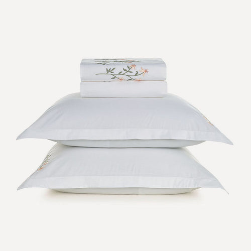 Briana Queen Bed Sheet Set – 200 Thread Count – 100% Cotton – Embroidered