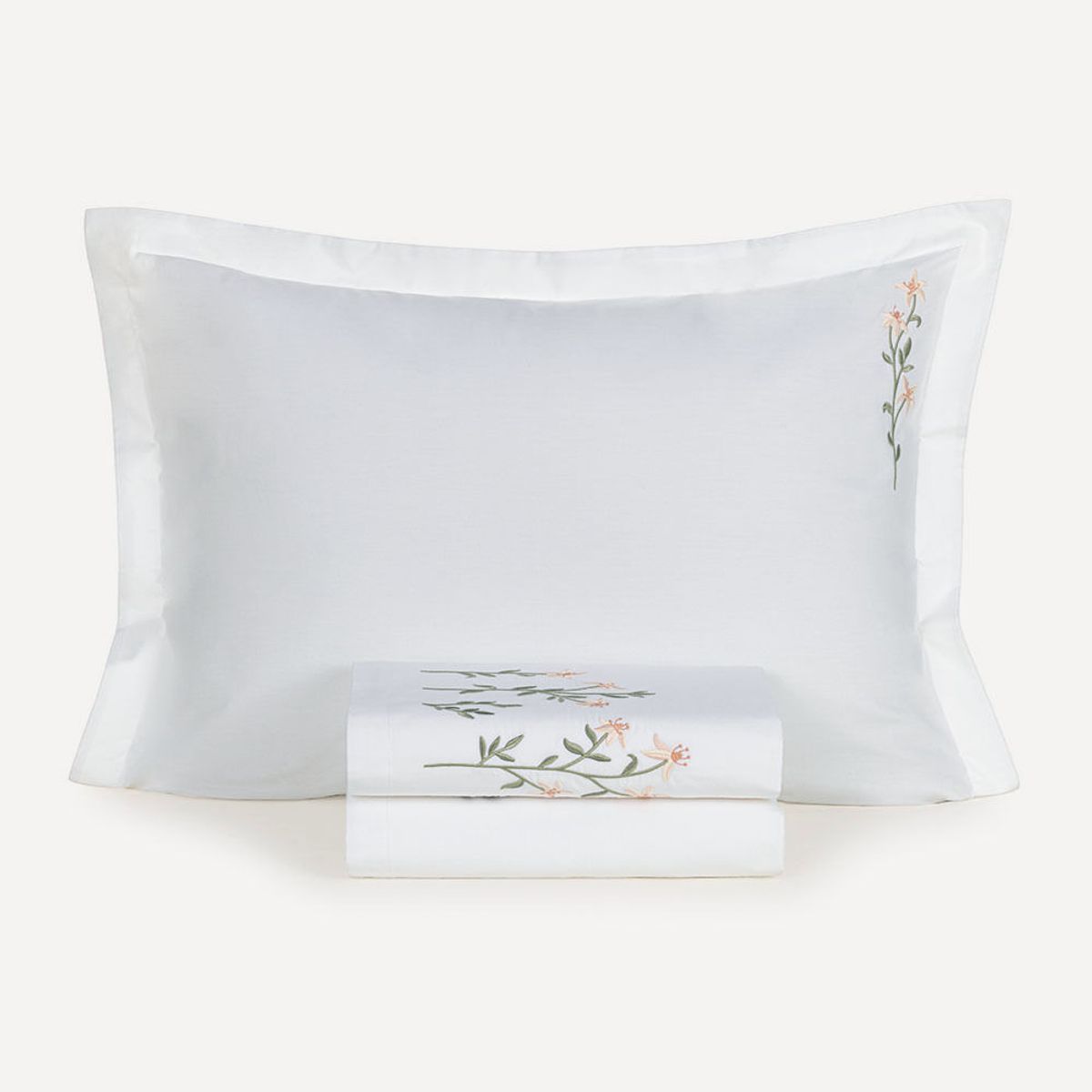 Briana Queen Bed Sheet Set – 200 Thread Count – 100% Cotton – Embroidered