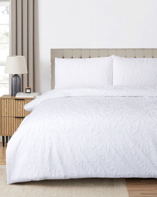 Soft Touch Leaves Duvet Set