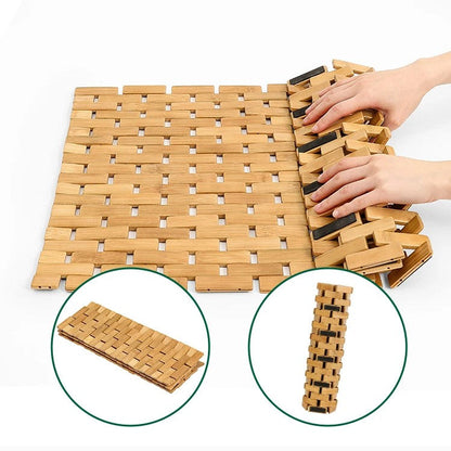 Premium Bamboo Bath Mat