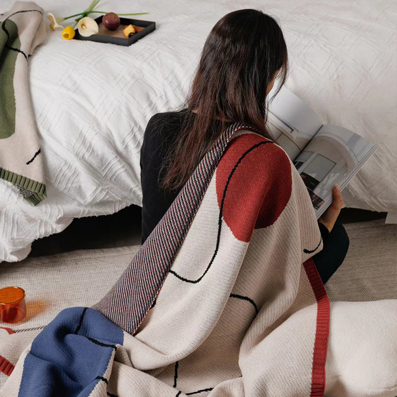 Thick Office Nap Blanket – Nordic Cozy Throw