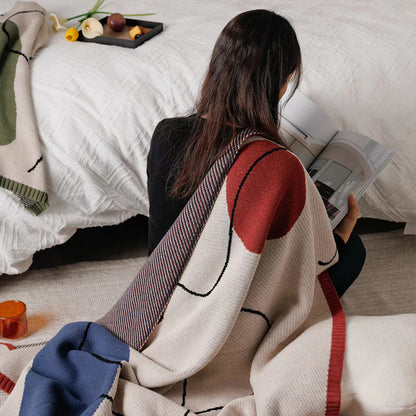 Thick Office Nap Blanket – Nordic Cozy Throw