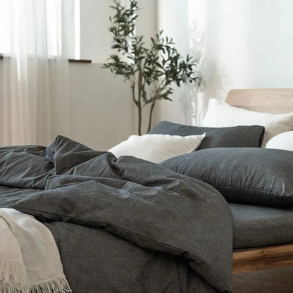 100% Cotton Duvet Cover Set - Japanese Style