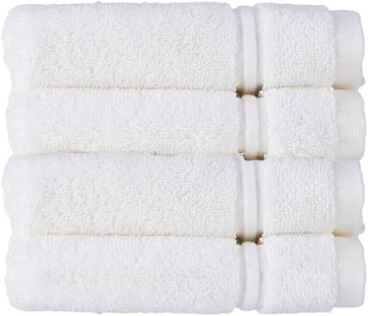 Christy Antalya Large Bath Towels | Set of 6 | 100% Turkish Cotton | 600GSM | Soft Plush Luxury Towel Set | 2 Bath Towels 2 Hand Towels 2 Face Cloths | Quick Dry | Denim Blue