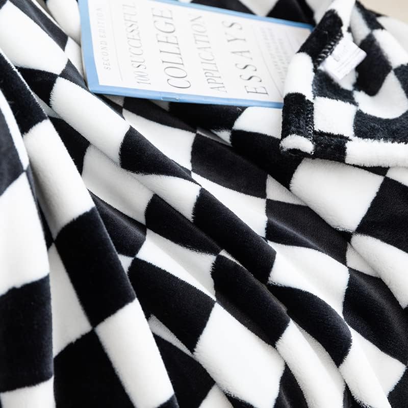 Checkered Flannel Throw Blanket