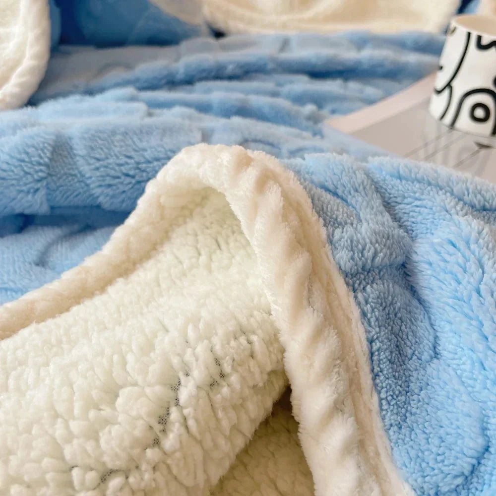 Heart Hug Sherpa Blanket