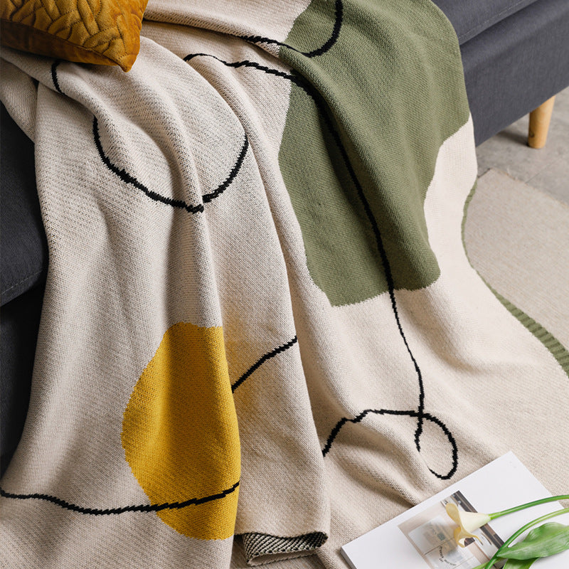 Thick Office Nap Blanket – Nordic Cozy Throw