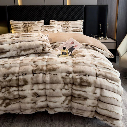 Velvet Bedding Set - Faux Fur Ultra Soft (4PCS)