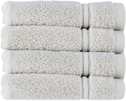 Christy Antalya Large Bath Towels | Set of 6 | 100% Turkish Cotton | 600GSM | Soft Plush Luxury Towel Set | 2 Bath Towels 2 Hand Towels 2 Face Cloths | Quick Dry | Denim Blue