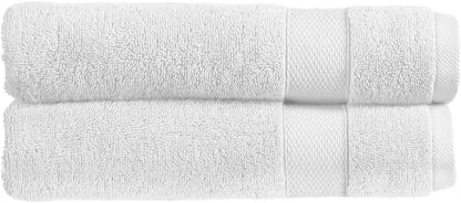 Christy Refresh Bathroom Towel Set | Set of 4 | 2 Bath 2 Hand | Quick Dry | Gentle Pastel Tones | Soft Absorbent Shower Towels | 100% Cotton 550GSM | Driftwood Brown