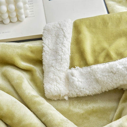 Double Layer Sherpa Fleece Blanket