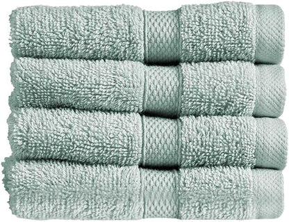 Christy Refresh Bathroom Towel Set | Set of 4 | 2 Bath 2 Hand | Quick Dry | Gentle Pastel Tones | Soft Absorbent Shower Towels | 100% Cotton 550GSM | Driftwood Brown