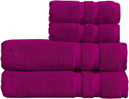 Christy Chroma Bath Towel Set | Set of 6 | 2 Bath 2 Hand 2 Face | Highly Absorbent Heavyweight 675GSM | Bold and Bright | Soft Smooth Shower Towels | 100% Cotton | Sustainably Made | Ash Grey