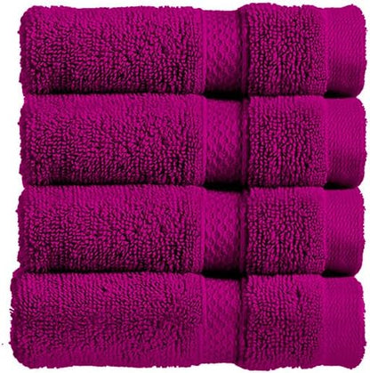 Christy Chroma Bath Towel Set | Set of 6 | 2 Bath 2 Hand 2 Face | Highly Absorbent Heavyweight 675GSM | Bold and Bright | Soft Smooth Shower Towels | 100% Cotton | Sustainably Made | Ash Grey