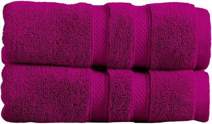 Christy Chroma Bath Towel Set | Set of 6 | 2 Bath 2 Hand 2 Face | Highly Absorbent Heavyweight 675GSM | Bold and Bright | Soft Smooth Shower Towels | 100% Cotton | Sustainably Made | Ash Grey