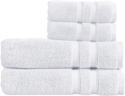Christy Chroma Bath Towel Set | Set of 6 | 2 Bath 2 Hand 2 Face | Highly Absorbent Heavyweight 675GSM | Bold and Bright | Soft Smooth Shower Towels | 100% Cotton | Sustainably Made | Ash Grey