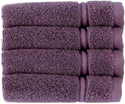 Christy Antalya Large Bath Towels | Set of 6 | 100% Turkish Cotton | 600GSM | Soft Plush Luxury Towel Set | 2 Bath Towels 2 Hand Towels 2 Face Cloths | Quick Dry | Denim Blue