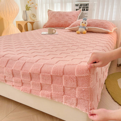 Quilted Velvet Fitted Sheet