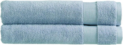 Christy Refresh Bathroom Towel Set | Set of 4 | 2 Bath 2 Hand | Quick Dry | Gentle Pastel Tones | Soft Absorbent Shower Towels | 100% Cotton 550GSM | Driftwood Brown