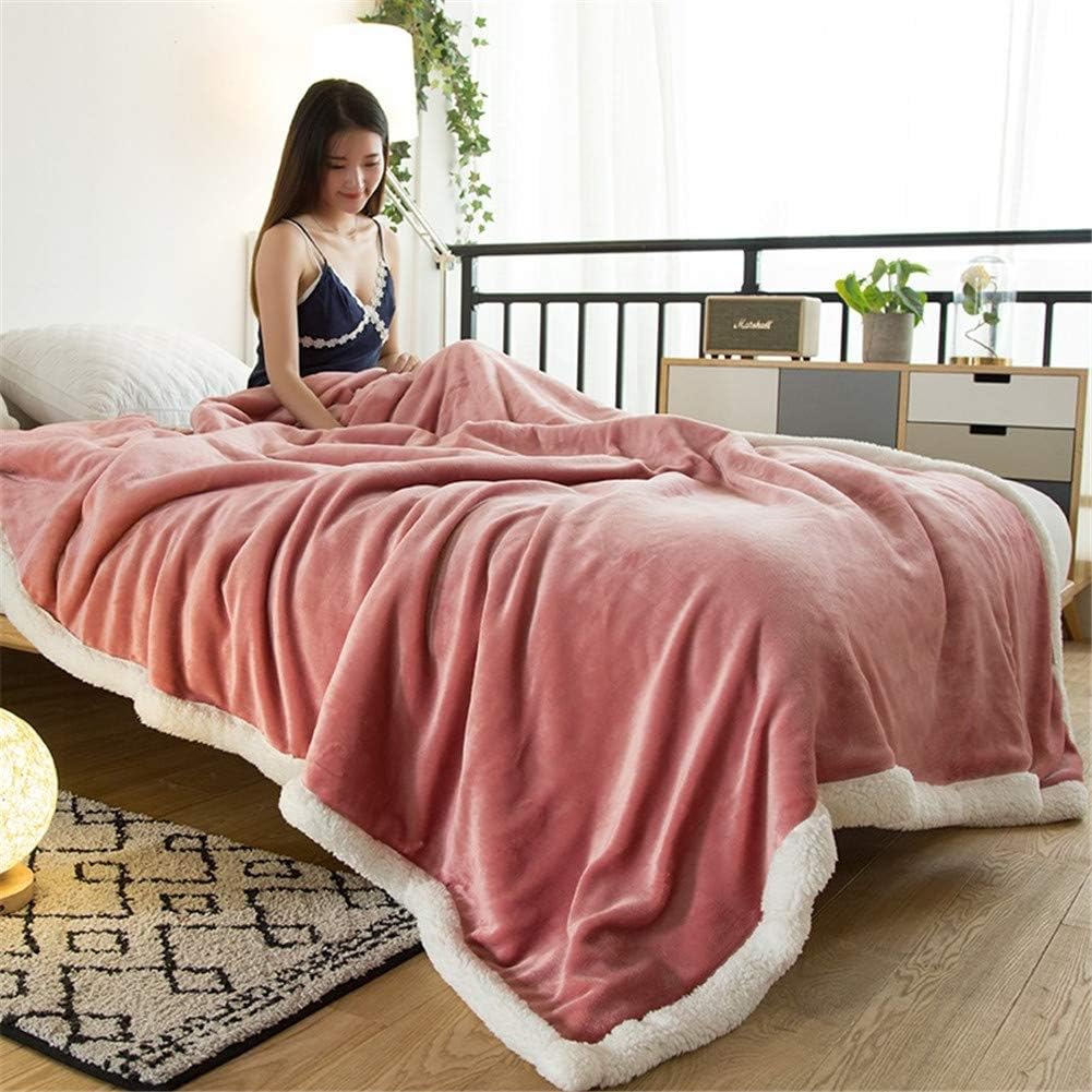 Cozy Sherpa Fleece Sofa Blanket