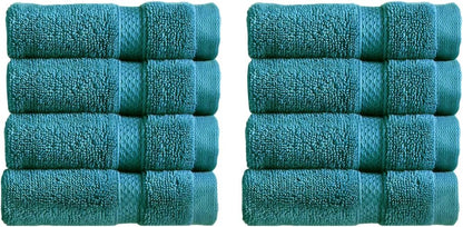 Christy Chroma Bath Towel Set | Set of 6 | 2 Bath 2 Hand 2 Face | Highly Absorbent Heavyweight 675GSM | Bold and Bright | Soft Smooth Shower Towels | 100% Cotton | Sustainably Made | Ash Grey