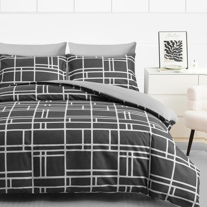 Pamposh Double Duvet Set Premium Brushed Microfiber Duvet Cover Double Ultrasoft Hypoallergenic Duvet Double Cover Set Non Iron Luxury Bedding Sets With Zipper Closure