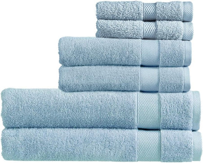 Christy Refresh Bathroom Towel Set | Set of 4 | 2 Bath 2 Hand | Quick Dry | Gentle Pastel Tones | Soft Absorbent Shower Towels | 100% Cotton 550GSM | Driftwood Brown