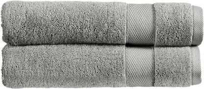 Christy Refresh Bathroom Towel Set | Set of 4 | 2 Bath 2 Hand | Quick Dry | Gentle Pastel Tones | Soft Absorbent Shower Towels | 100% Cotton 550GSM | Driftwood Brown