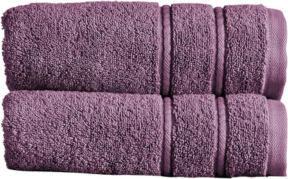 Christy Antalya Large Bath Towels | Set of 6 | 100% Turkish Cotton | 600GSM | Soft Plush Luxury Towel Set | 2 Bath Towels 2 Hand Towels 2 Face Cloths | Quick Dry | Denim Blue