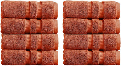 Christy Chroma Bath Towel Set | Set of 6 | 2 Bath 2 Hand 2 Face | Highly Absorbent Heavyweight 675GSM | Bold and Bright | Soft Smooth Shower Towels | 100% Cotton | Sustainably Made | Ash Grey