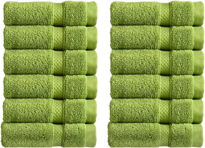 Christy Chroma Bath Towel Set | Set of 6 | 2 Bath 2 Hand 2 Face | Highly Absorbent Heavyweight 675GSM | Bold and Bright | Soft Smooth Shower Towels | 100% Cotton | Sustainably Made | Ash Grey