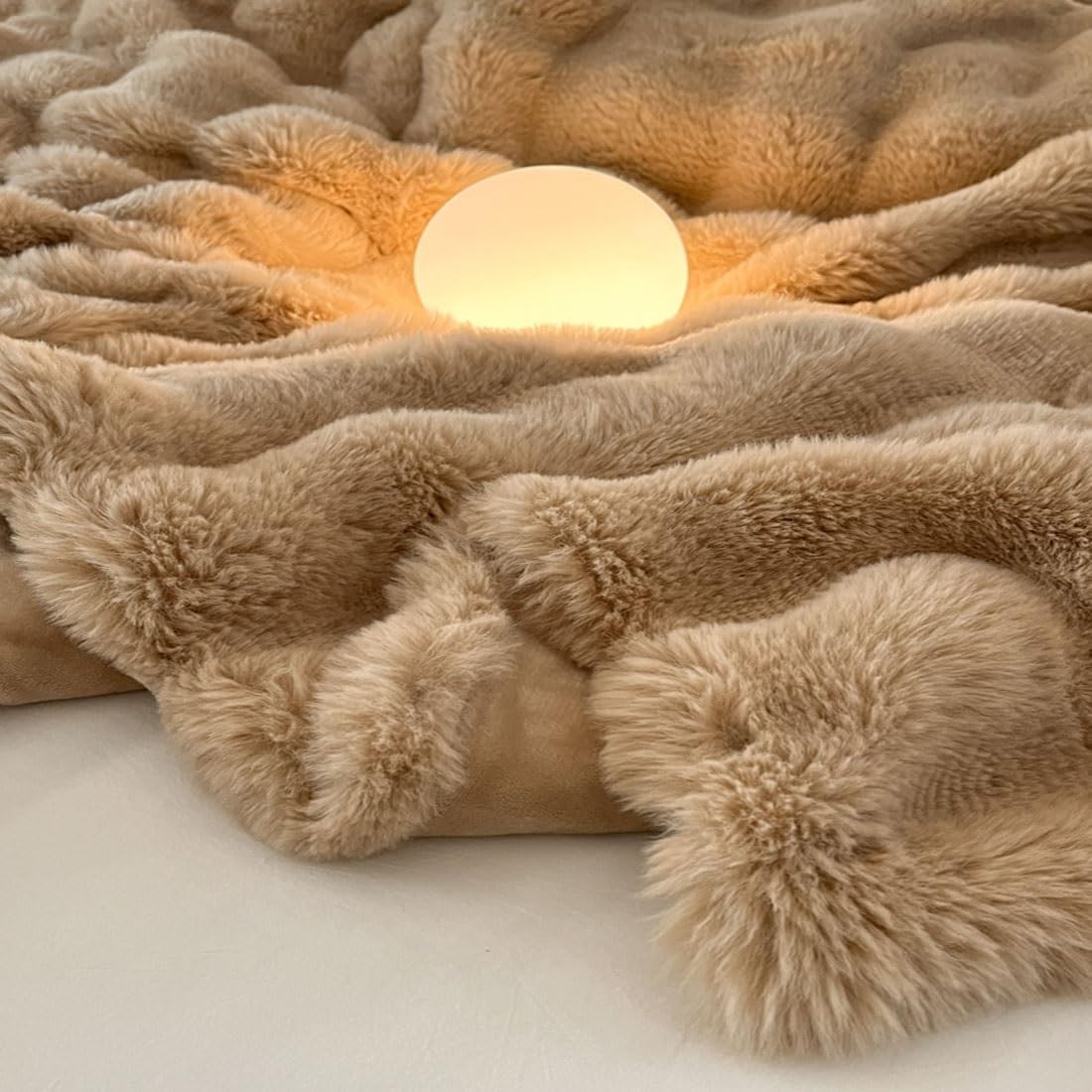 Faux Rabbit Fur Blanket