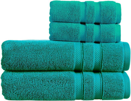 Christy Chroma Bath Towel Set | Set of 6 | 2 Bath 2 Hand 2 Face | Highly Absorbent Heavyweight 675GSM | Bold and Bright | Soft Smooth Shower Towels | 100% Cotton | Sustainably Made | Ash Grey