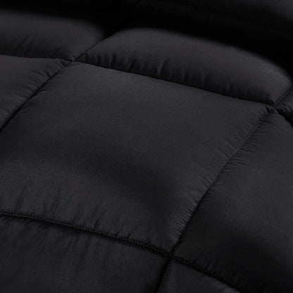 Utopia Bedding Duvet Double,10.5 Tog coverless Duvet with Corner Tabs, Box Stitched Quilt (Double, Grey)